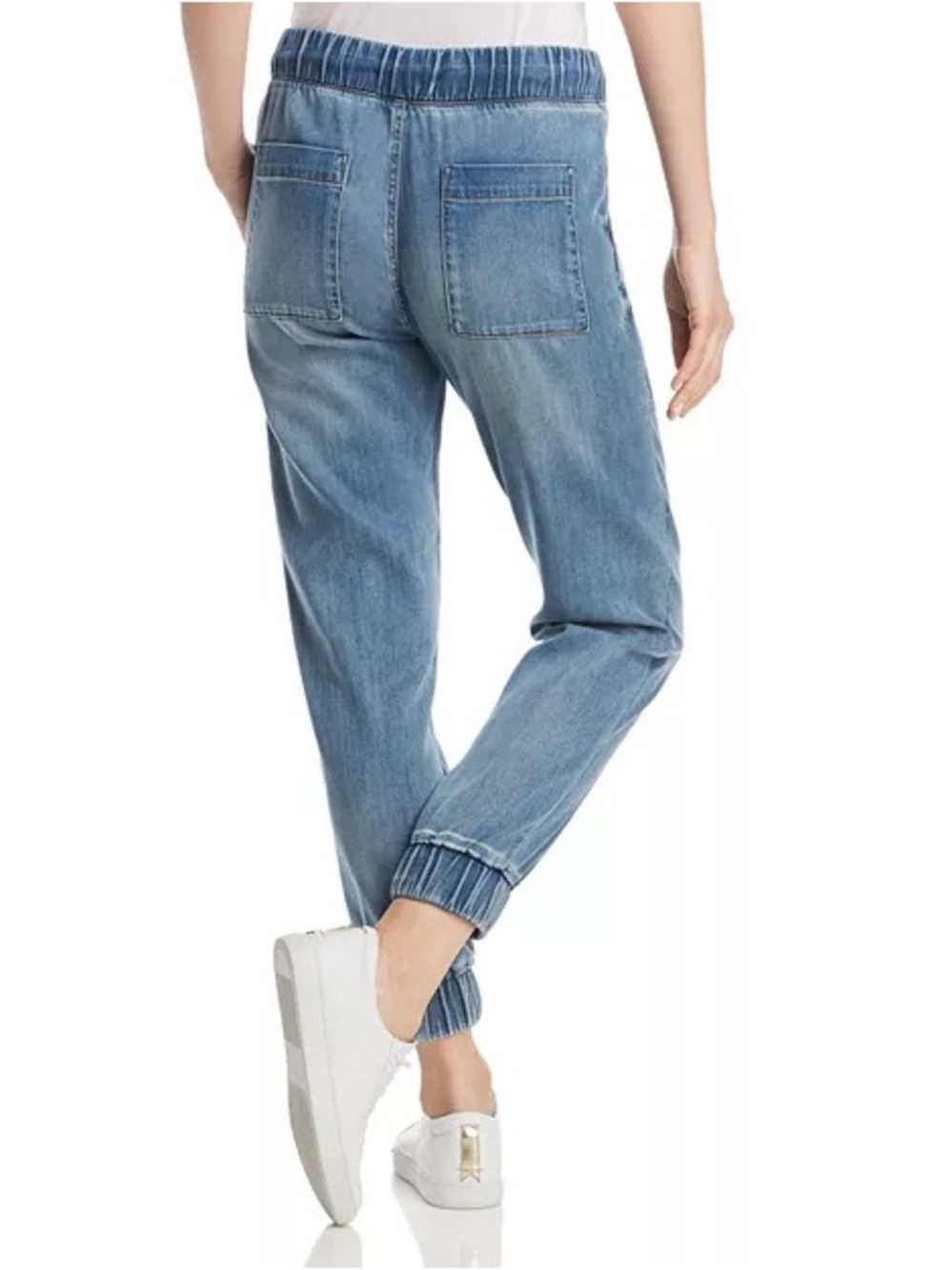 Bella Dahl denim pocket jogger pants- large - Picture 2 of 4